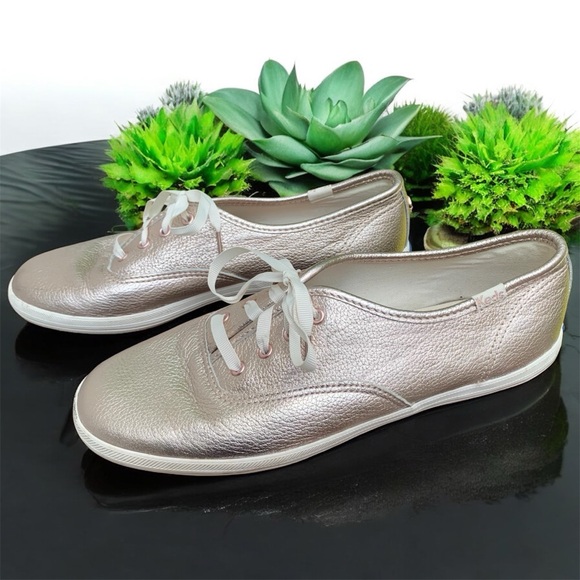 Kate Spade x Ked’s Metallic Sneakers 7 - Picture 1 of 9